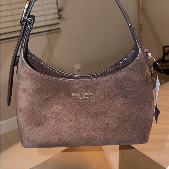 ♠️kate spade 454 Suede Mini Crossbody, Hot Fudge Brown NWT - Picture 8 of 8